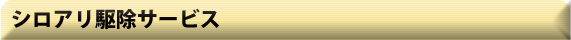 シロアリ駆除サービス
